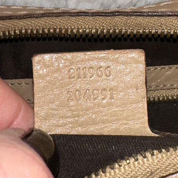 Gucci Large Jockey Canvas Hobo in Beige (cream/tan) - Picture 10 of 14